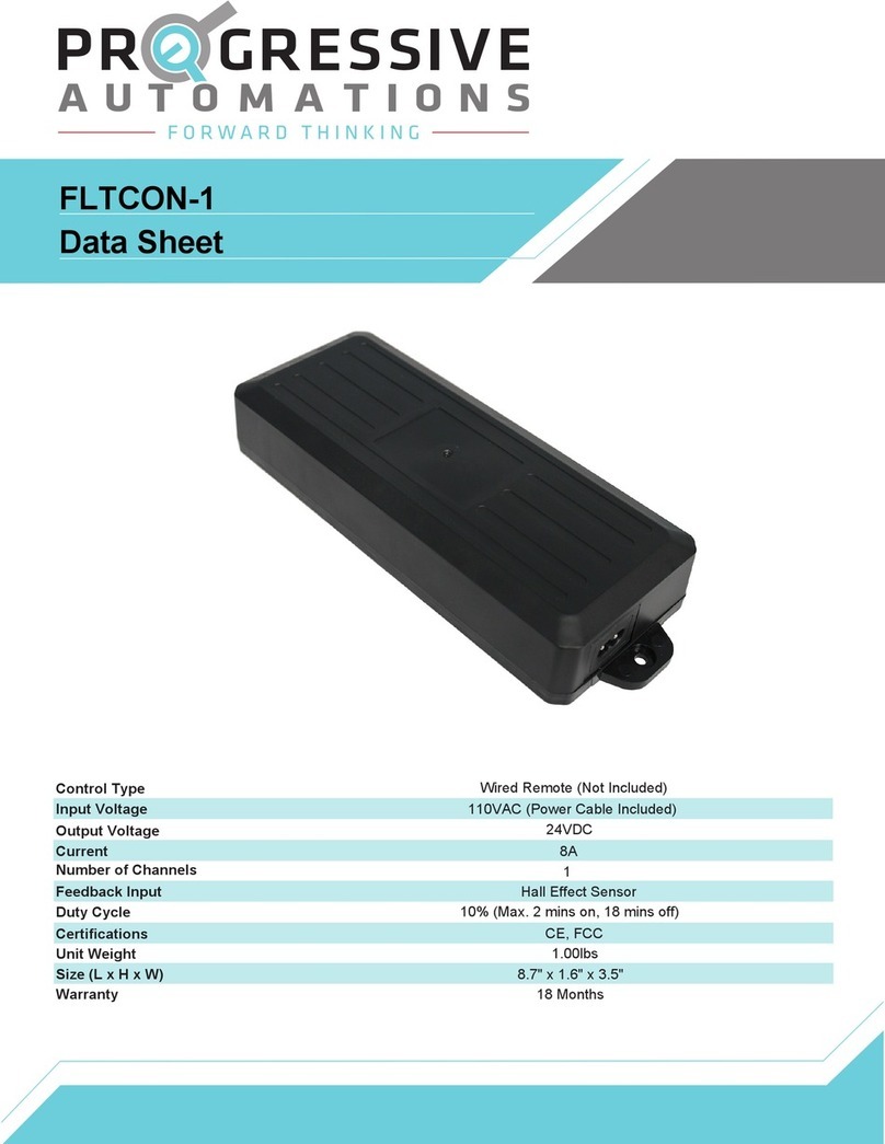 progressive automations FLTCON-1 User manual