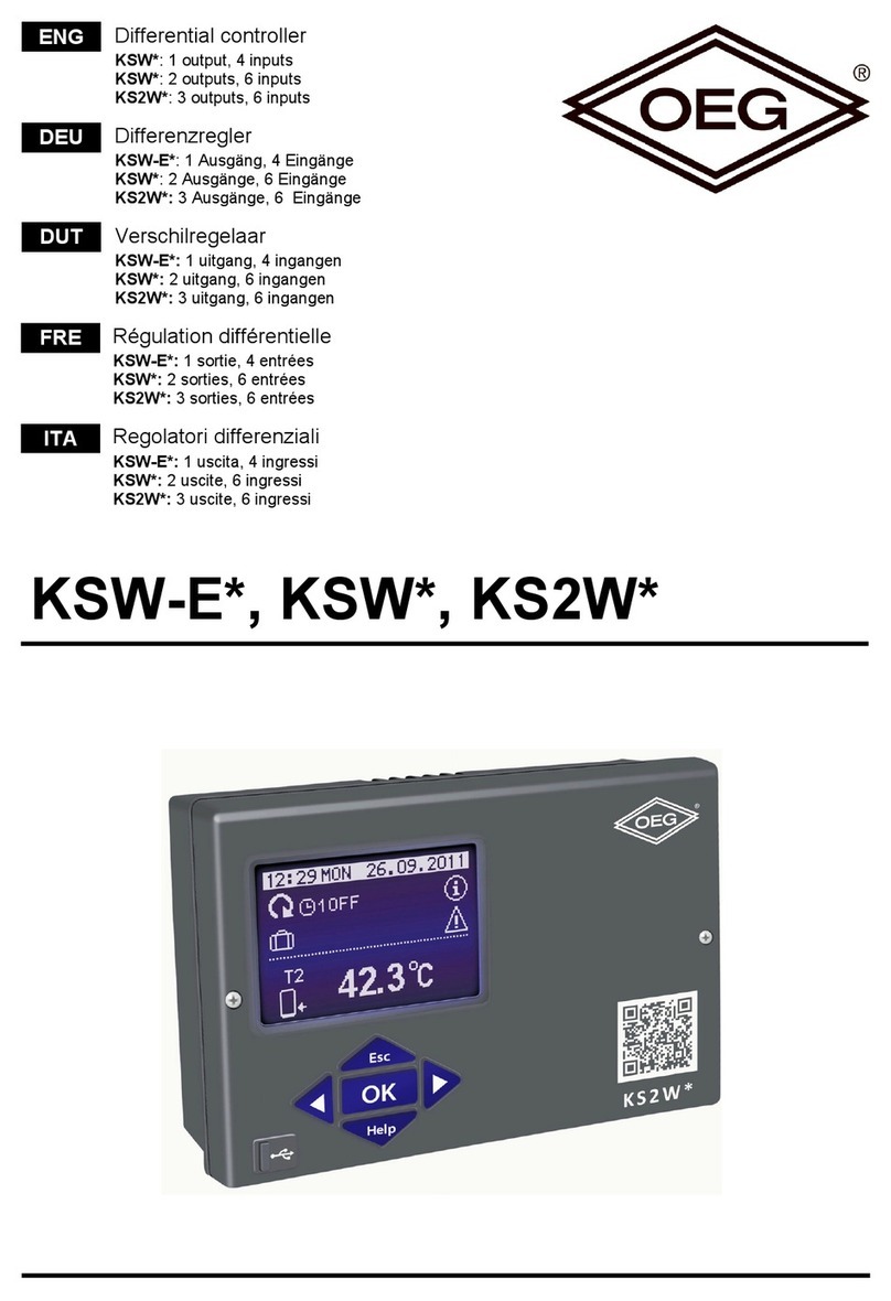 OEG KSW-E Series manual