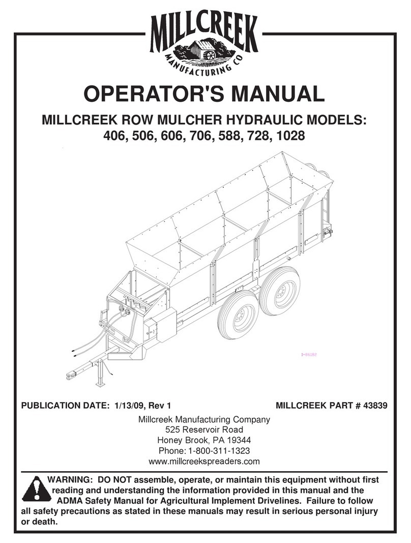 Millcreek 406 User manual