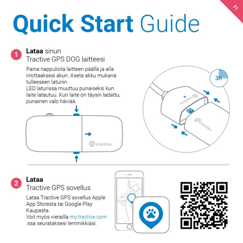 Tractive GPS DOG User manual Tractive GPS DOG User manual