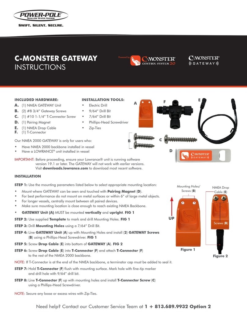 Power-Pole C-MONSTER instructions