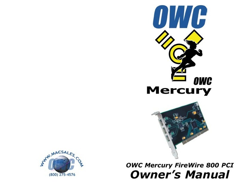 OWC FireWire 800 owner's manual