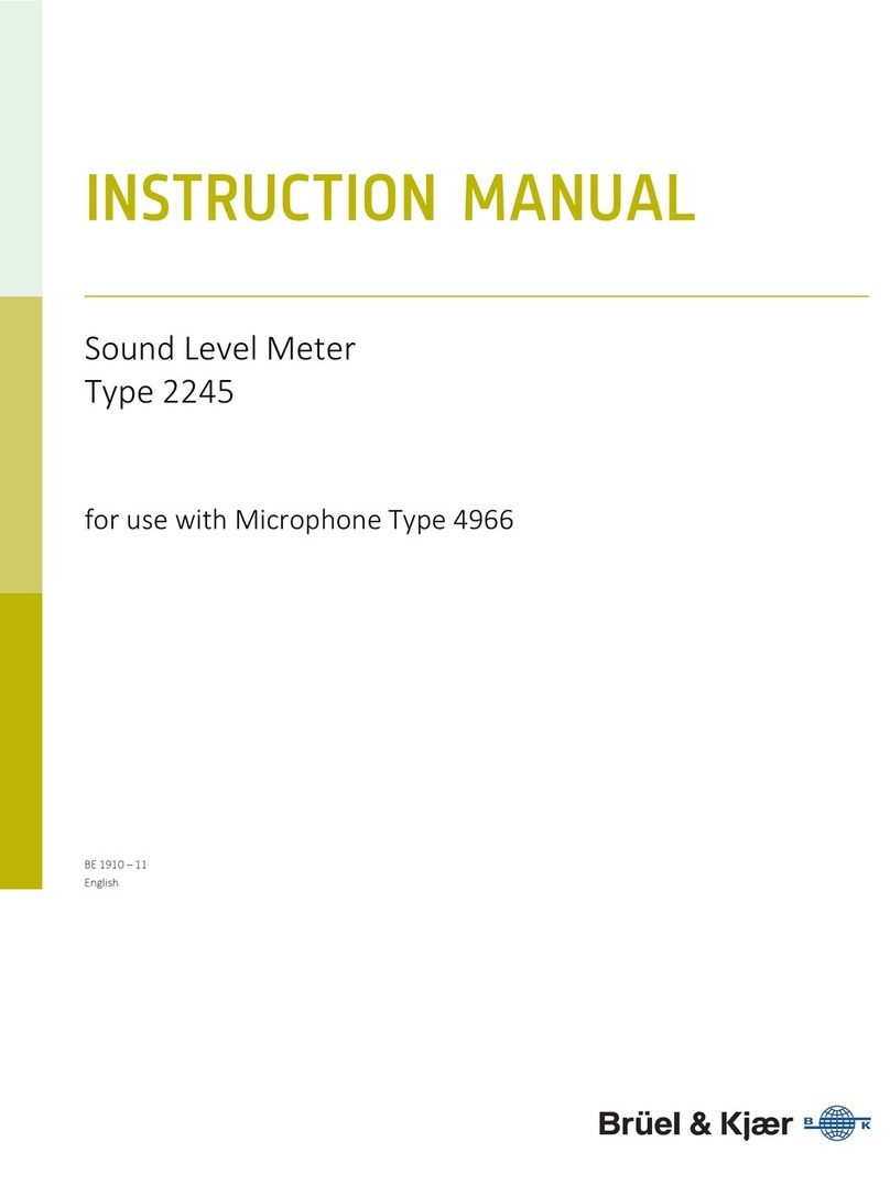 Brüel & Kjær 2245 instruction manual