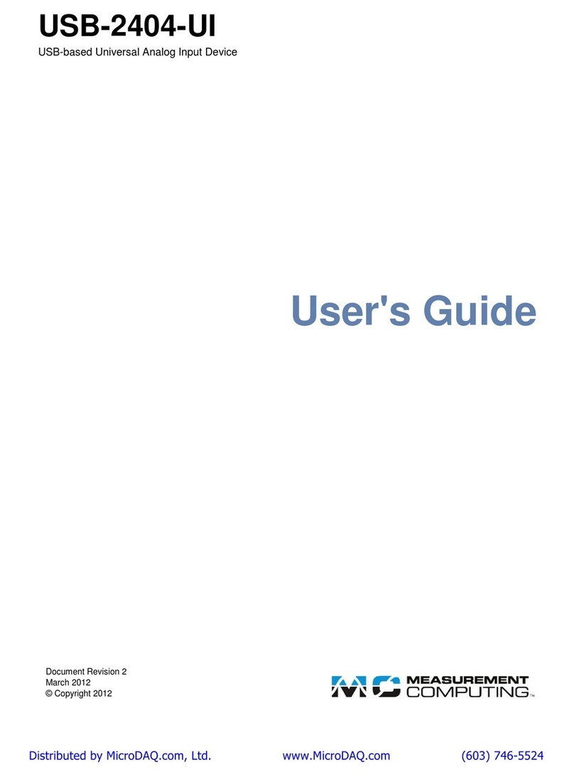 Measurement Computing USB-2404-UI User manual