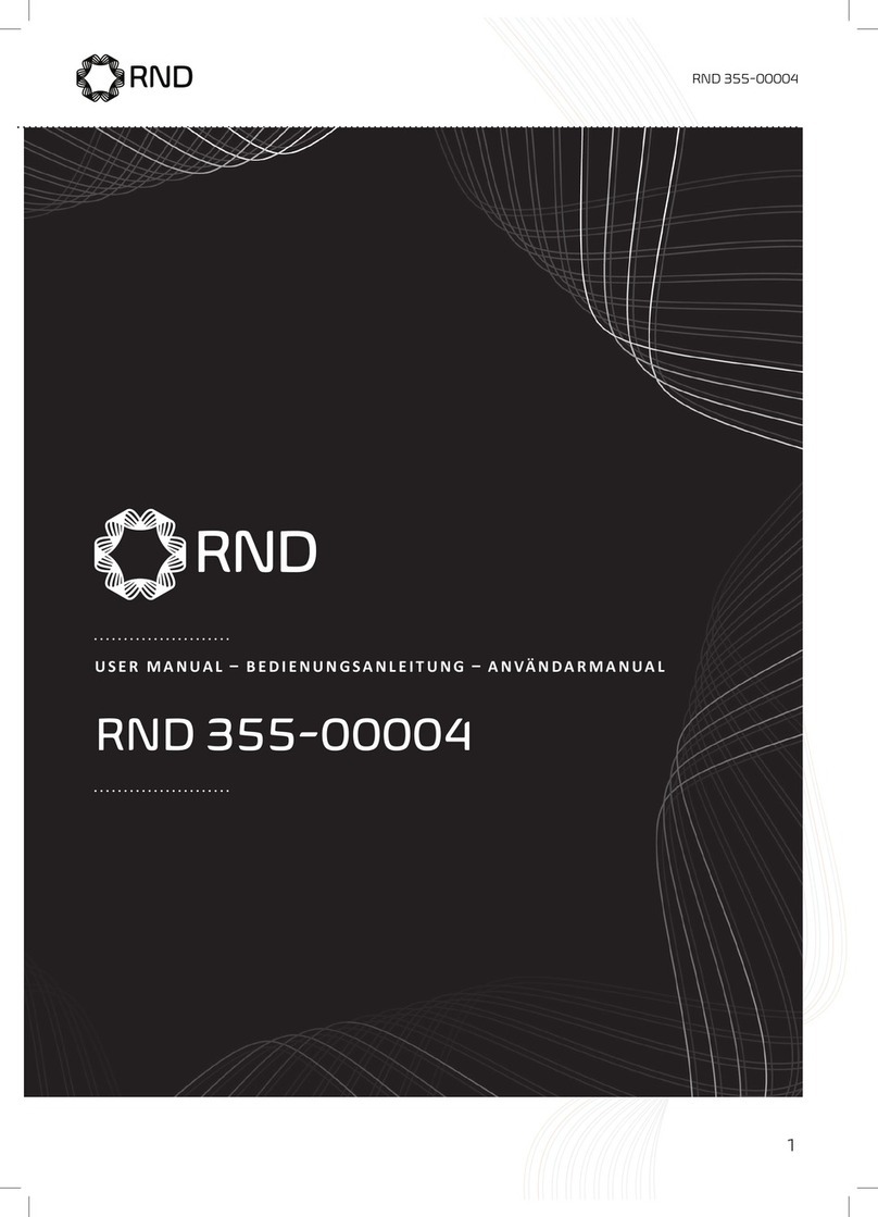 RND 355-00004 user manual