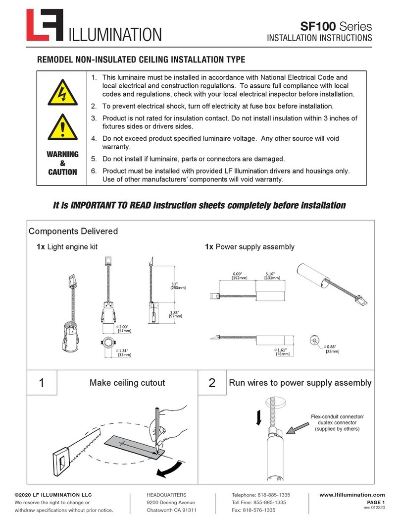 Illumination SF100 Installation instruction