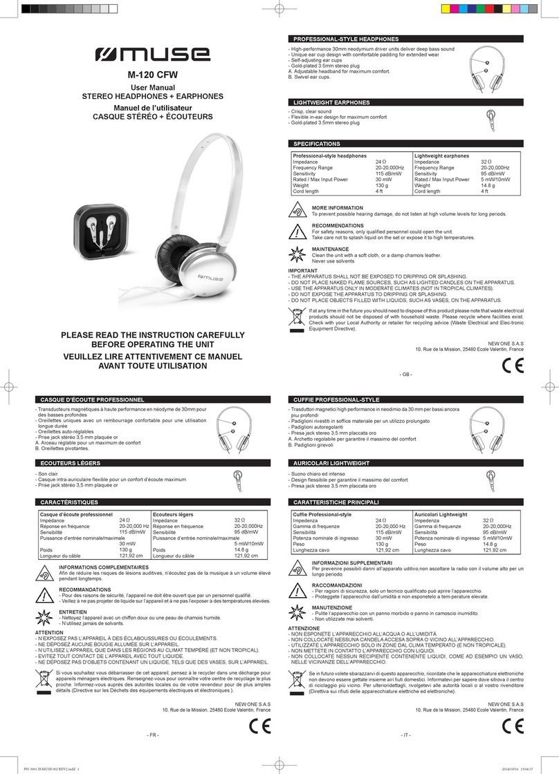 Muse M-120 CFW user manual