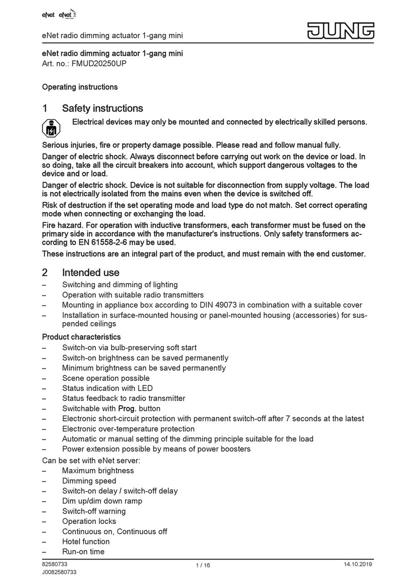 Jung FM J 50700 UP operating instructions