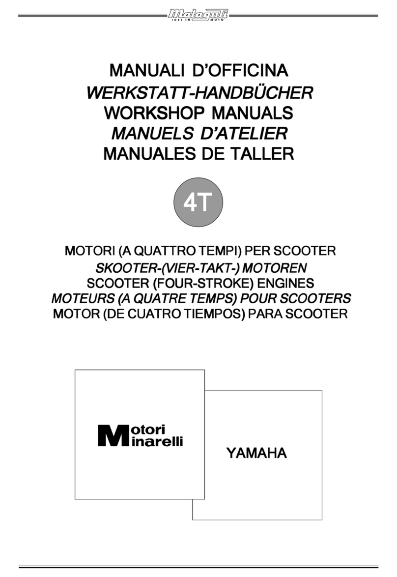Malaguti 4T Series Instruction manual