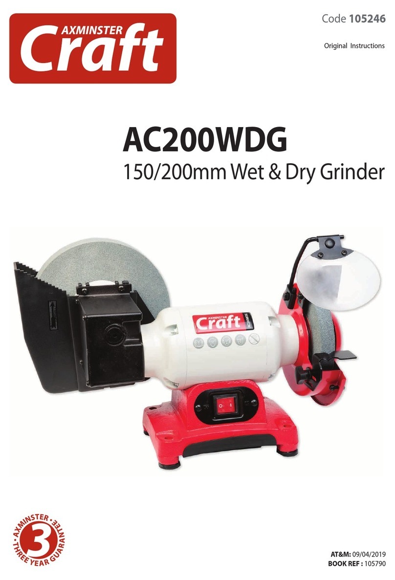 Axminster Craft AC200WDG Original instructions Axminster Craft AC200WDG Original instructions