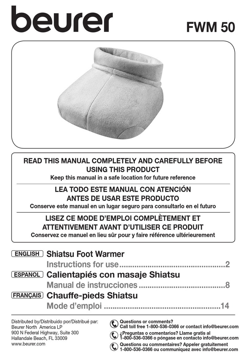 Beurer FWM 50 Instructions for use