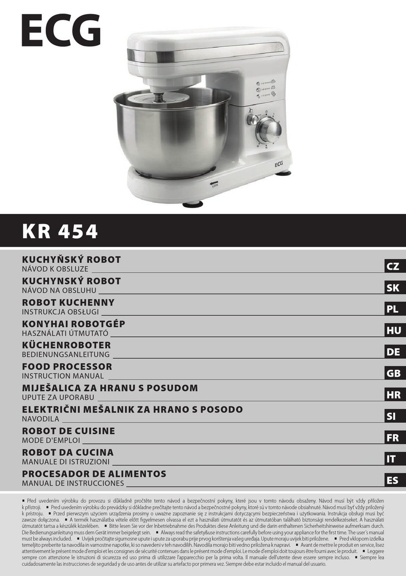 ECG KR 454 instruction manual