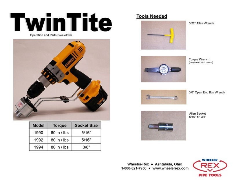Wheeler-Rex TwinTite 1992 Operation and parts manual