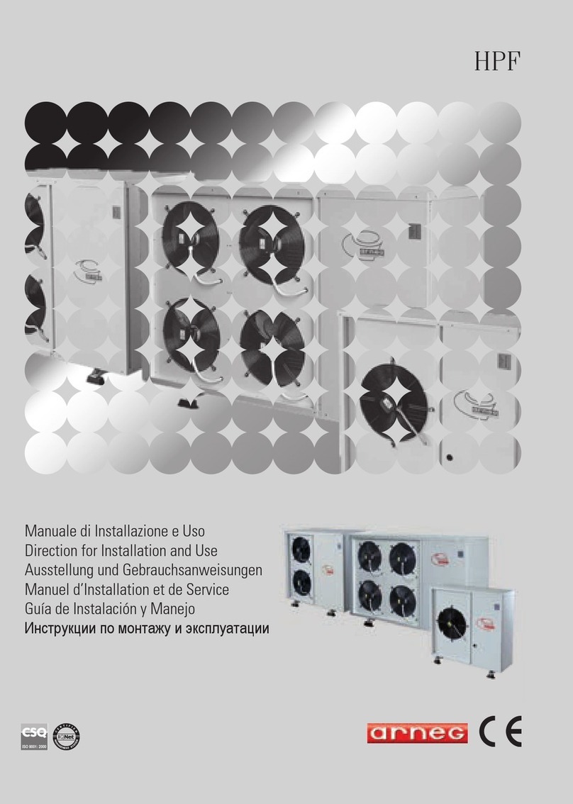 Arneg HPF series Direction for Installation and Use