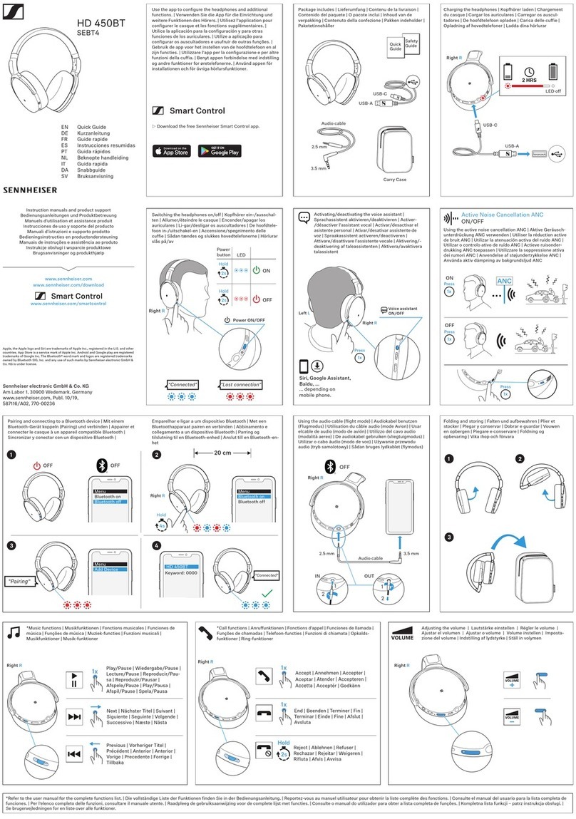 Sennheiser SEBT4 quick guide