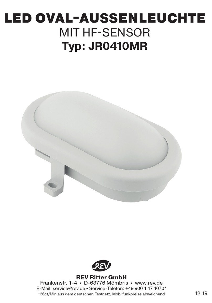 REV Ritter JR0410MR User manual
