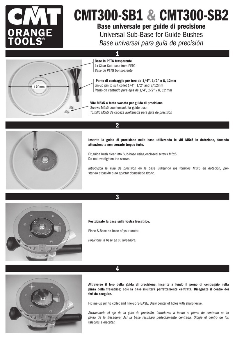 CMT ORANGE TOOLS CMT300-SB1 User manual