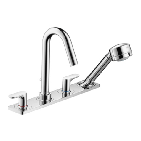 Hansgrohe Axor Citterio M 34455000 Instructions for use/assembly instructions