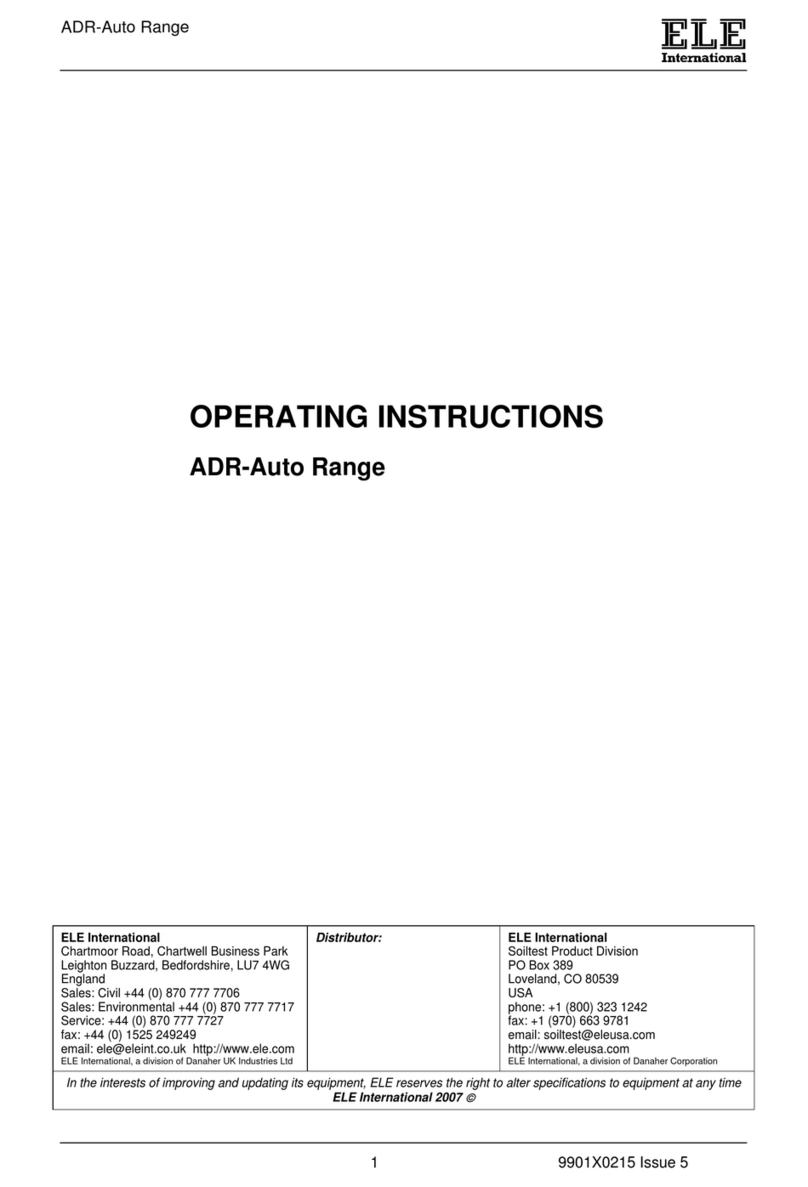 Ele ADR-Auto Series operating instructions