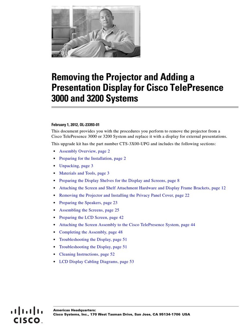 Cisco TelePresence 3000 Instruction Manual