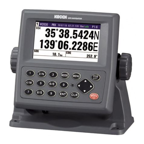 Koden KGP-922 User manual