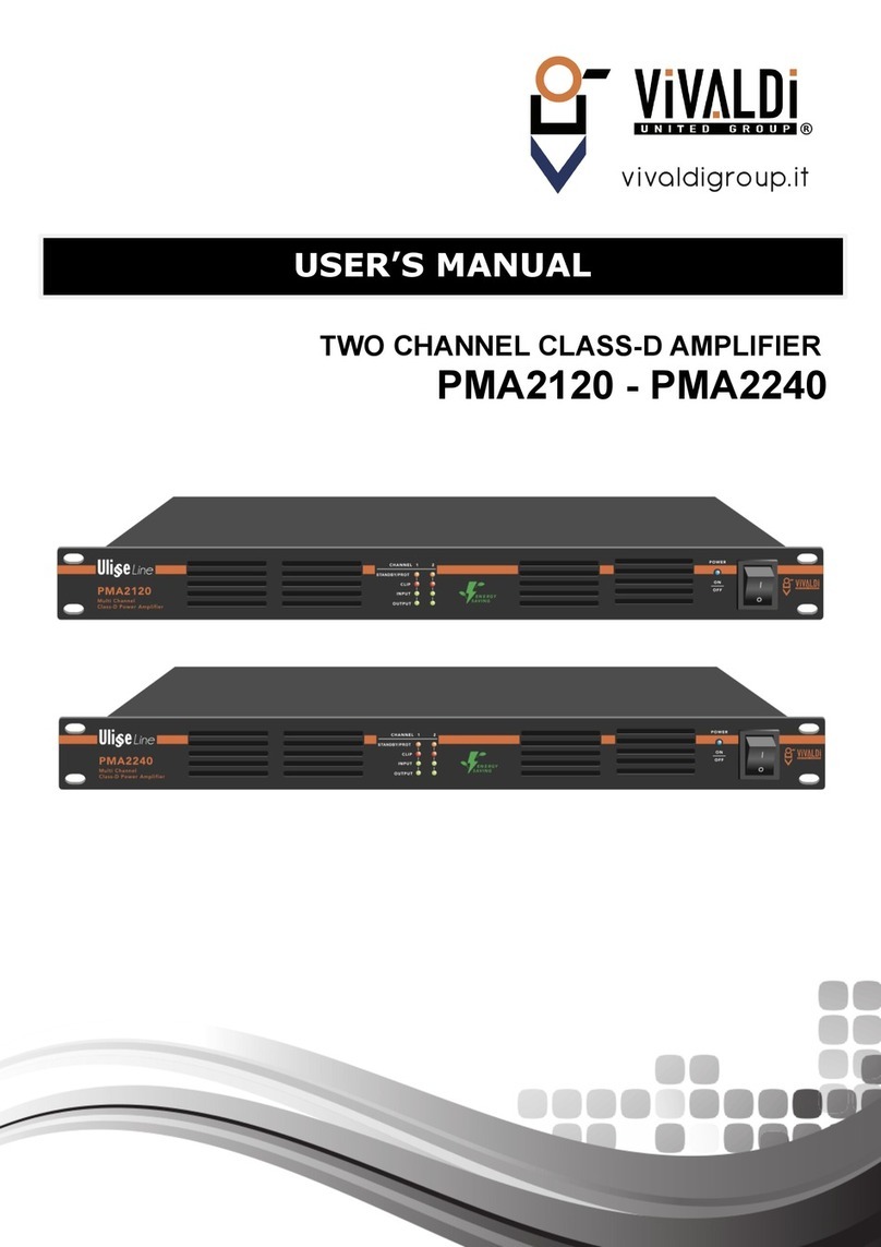 Vivaldi Ulisse Series user manual