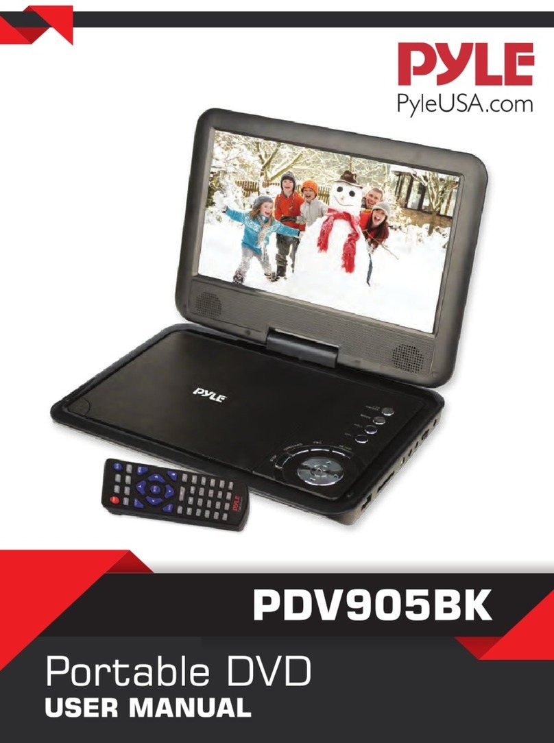 Pyle PDV905BK user manual