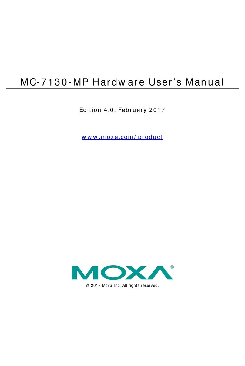 Moxa Technologies MC-7130-MP User manual Moxa Technologies MC-7130-MP User manual