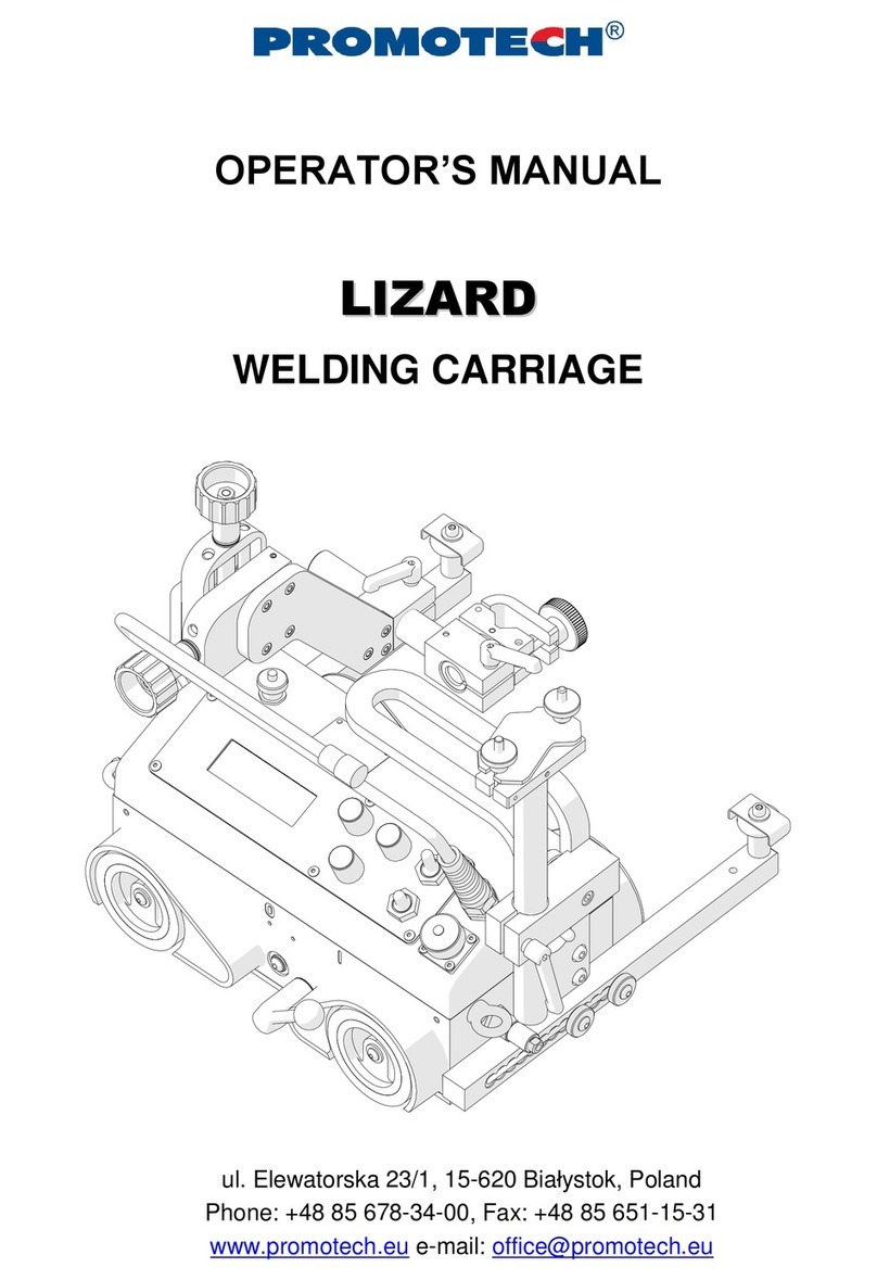 Promotech LIZARD Operator's manual Promotech LIZARD Operator's manual