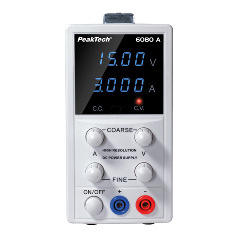 PeakTech 6080 A User manual PeakTech 6080 A User manual