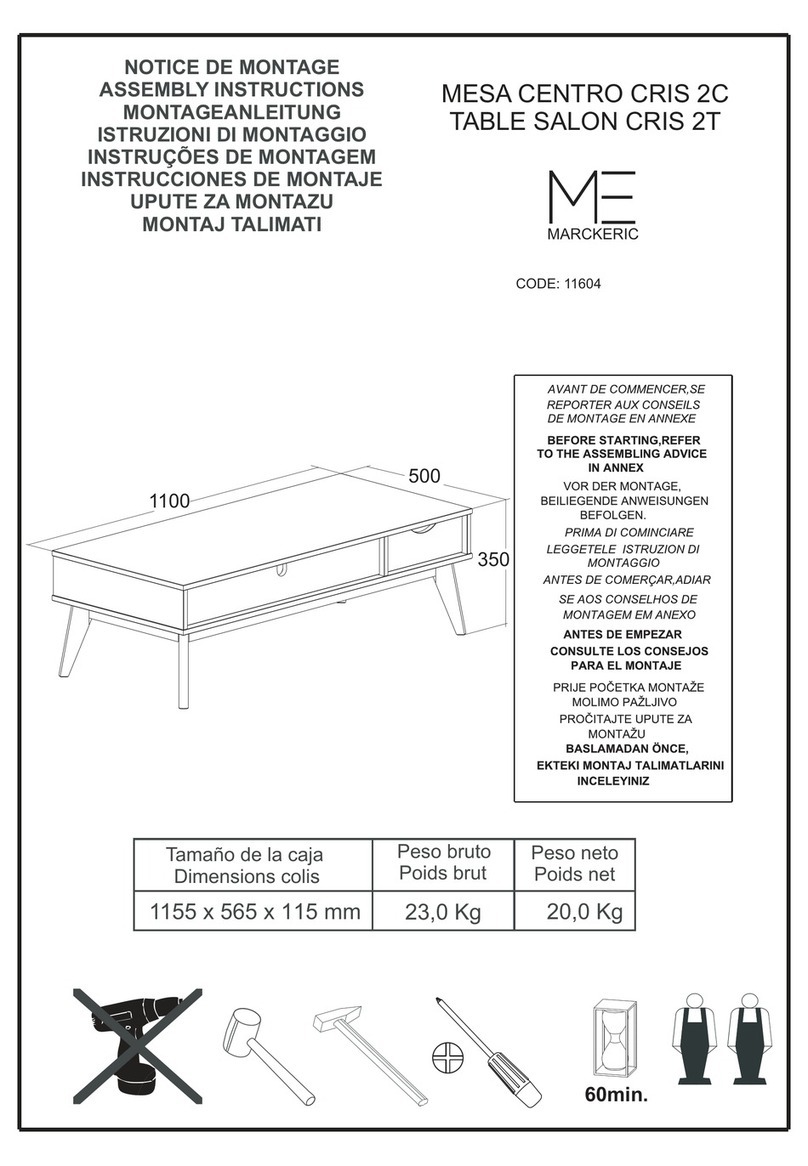MARCKERIC CRIS 11604 User manual