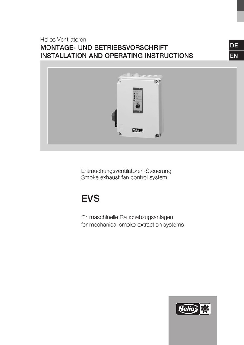 Helios EVS Series Installation and operating instructions Helios EVS Series Installation and operating instructions
