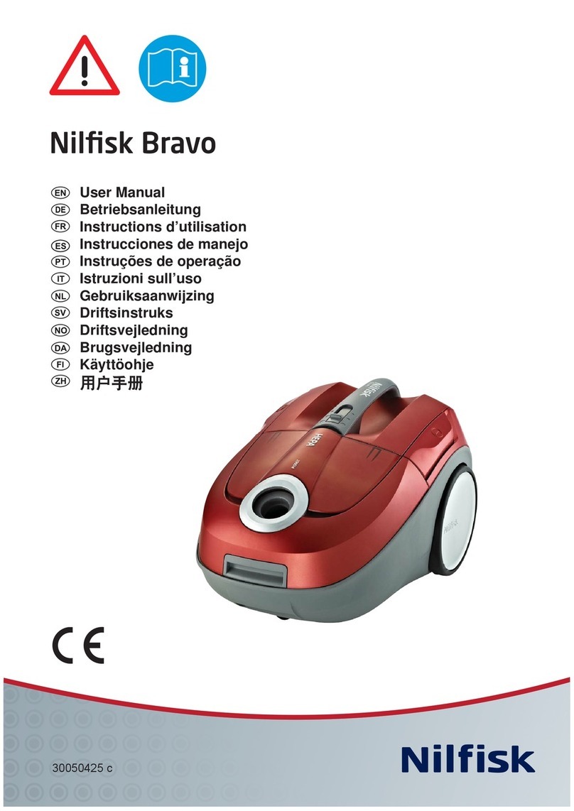 Nilfisk-Advance Bravo user manual