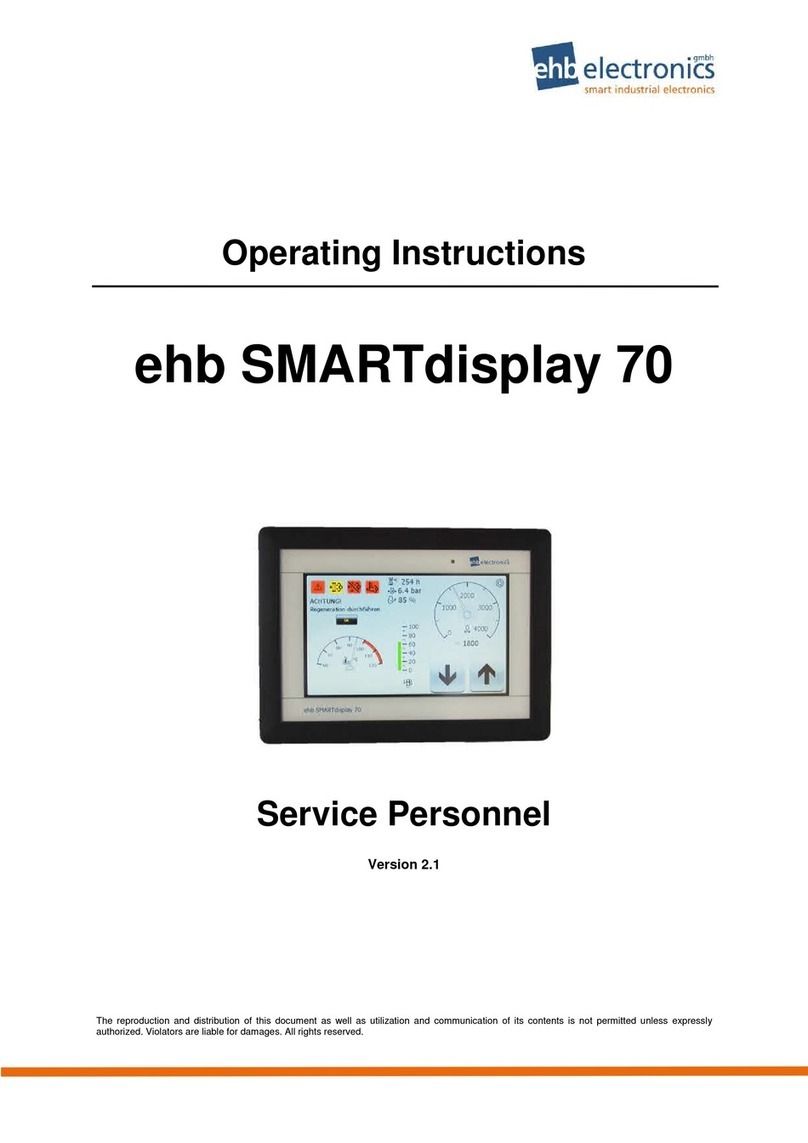 ehb electronics SMARTdisplay 70 User manual