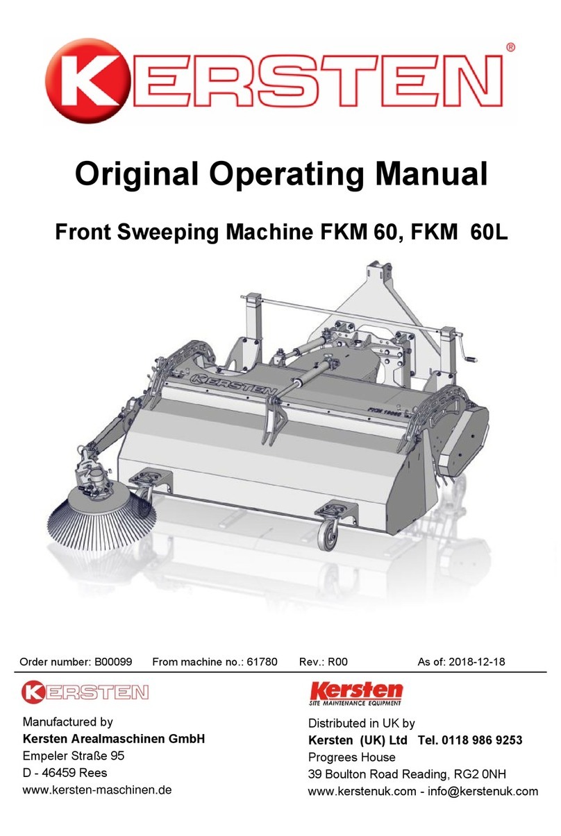 Kersten FKM 60 operating manual