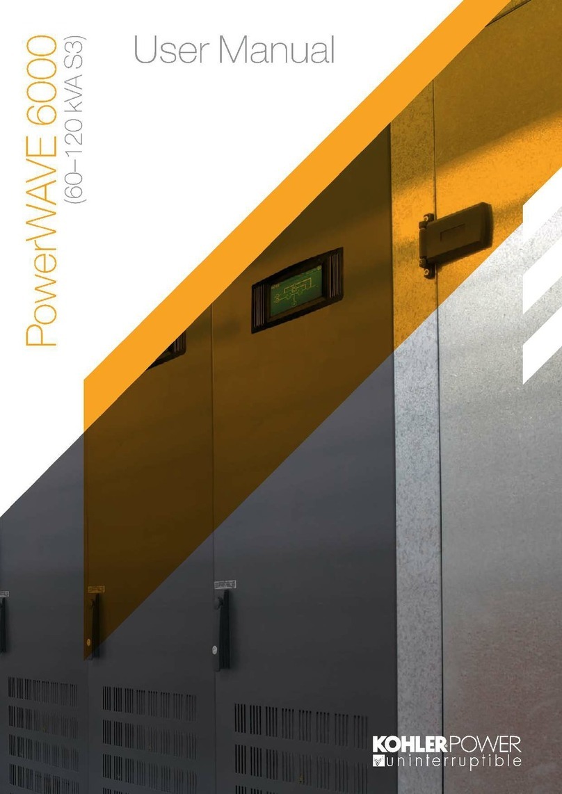 Kohler PowerWAVE 6000 User manual