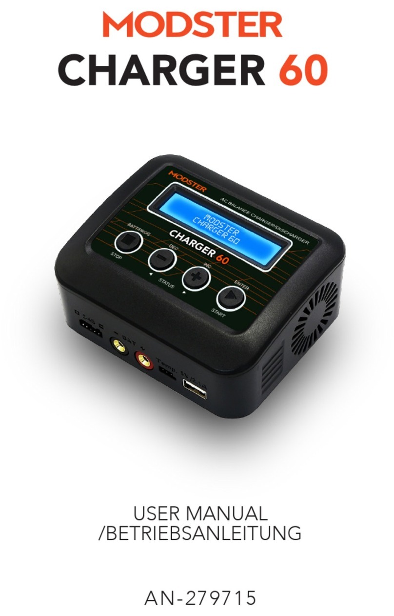 MODSTER CHARGER 60 user manual