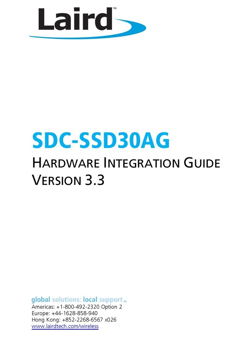 Laird SDC-SSD30AG Quick setup guide