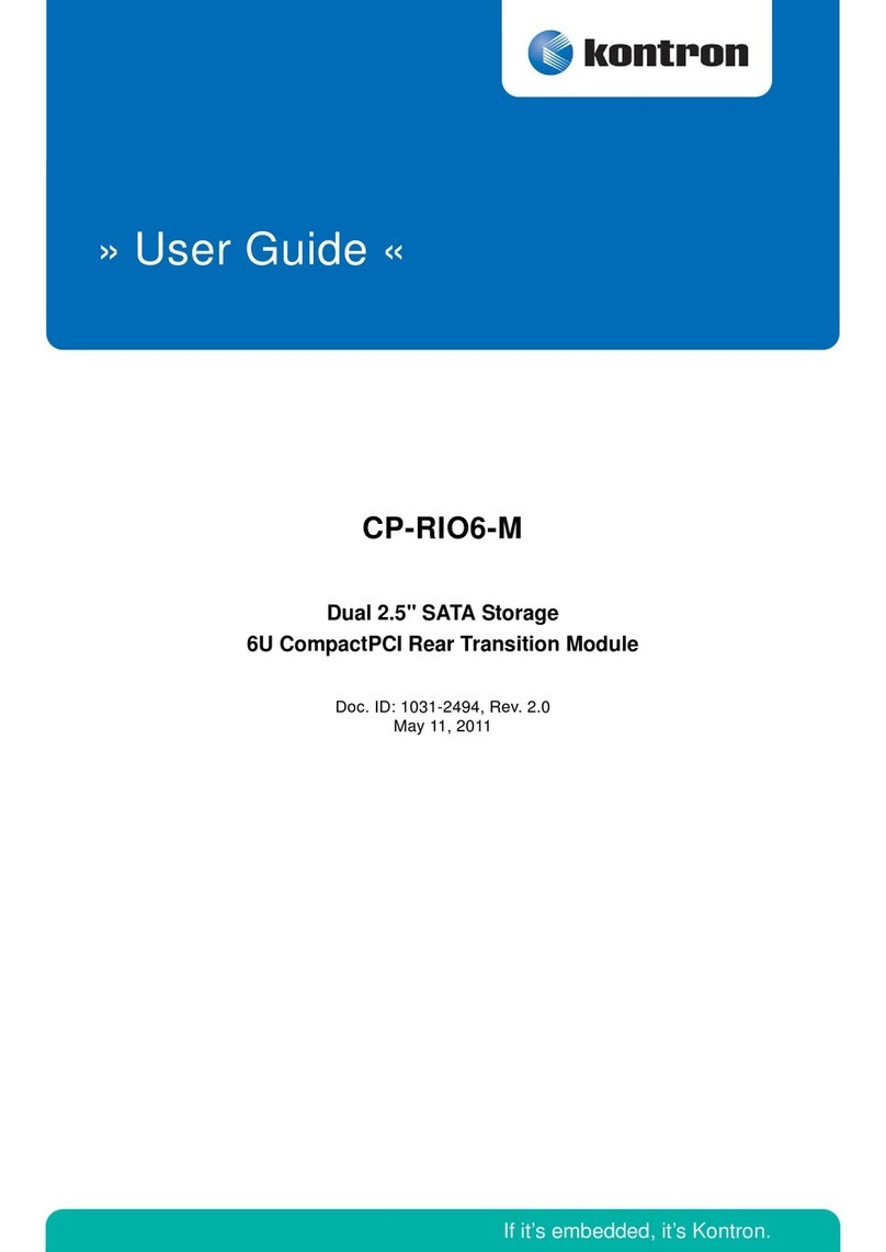 Kontron CP-RIO6-M user guide