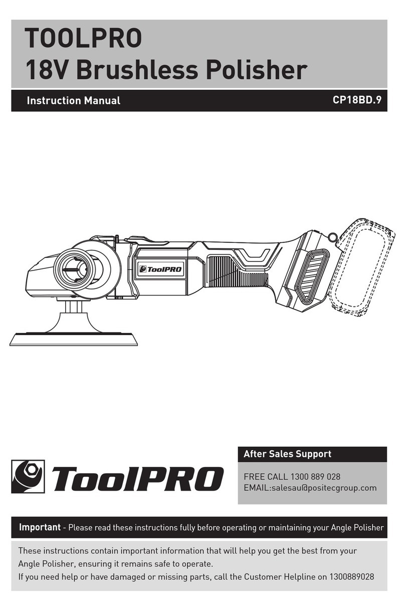 ToolPRO CP18BD.9 User manual