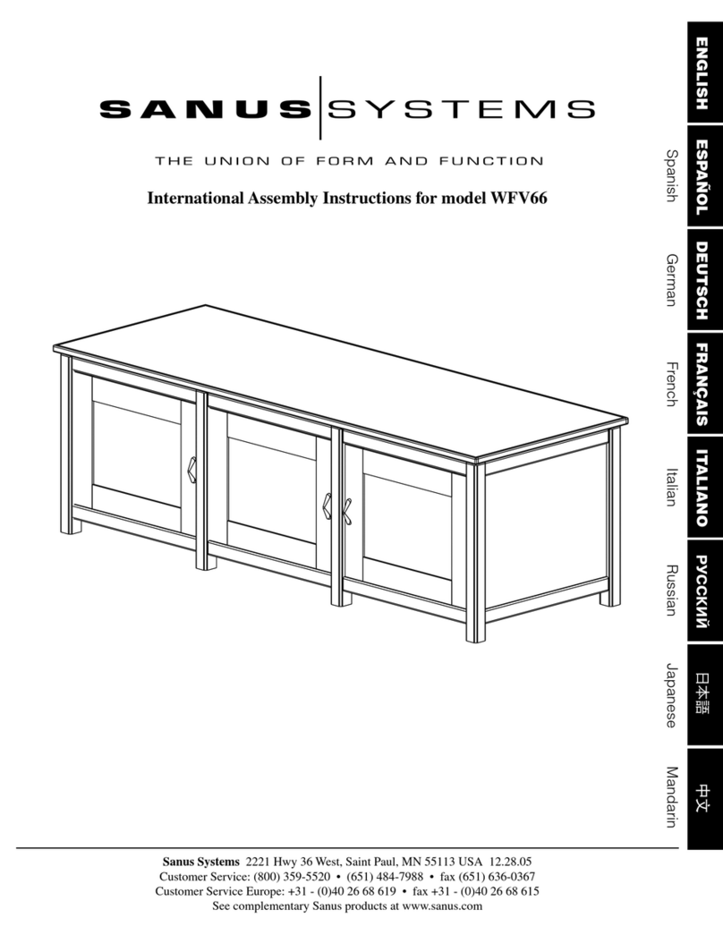 Sanus Systems WFV66 User manual