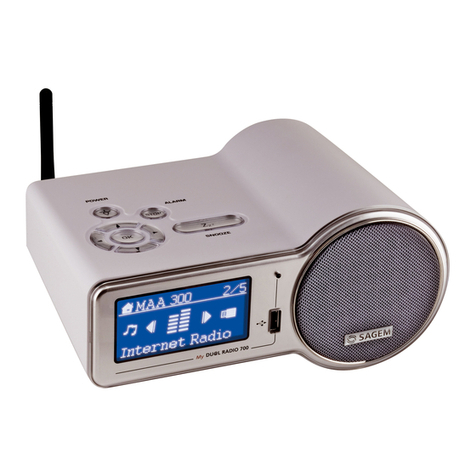 Sagem My Dual Radio 700 installation guide