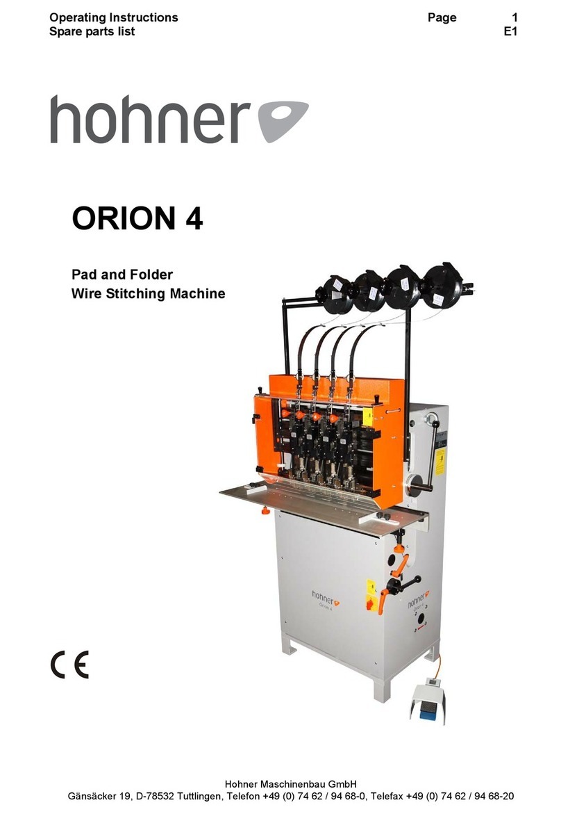Hohner ORION 4 operating instructions