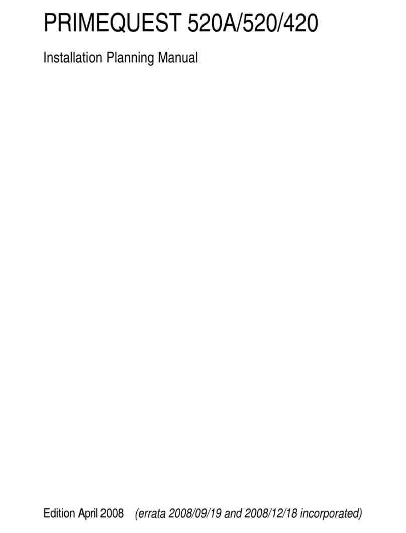 Fujitsu PRIMEQUEST 520A Installation planning manual