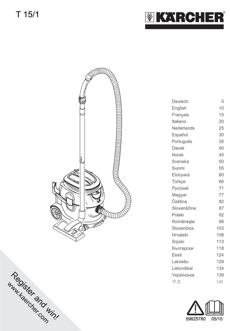 Kärcher T 15/1 User manual