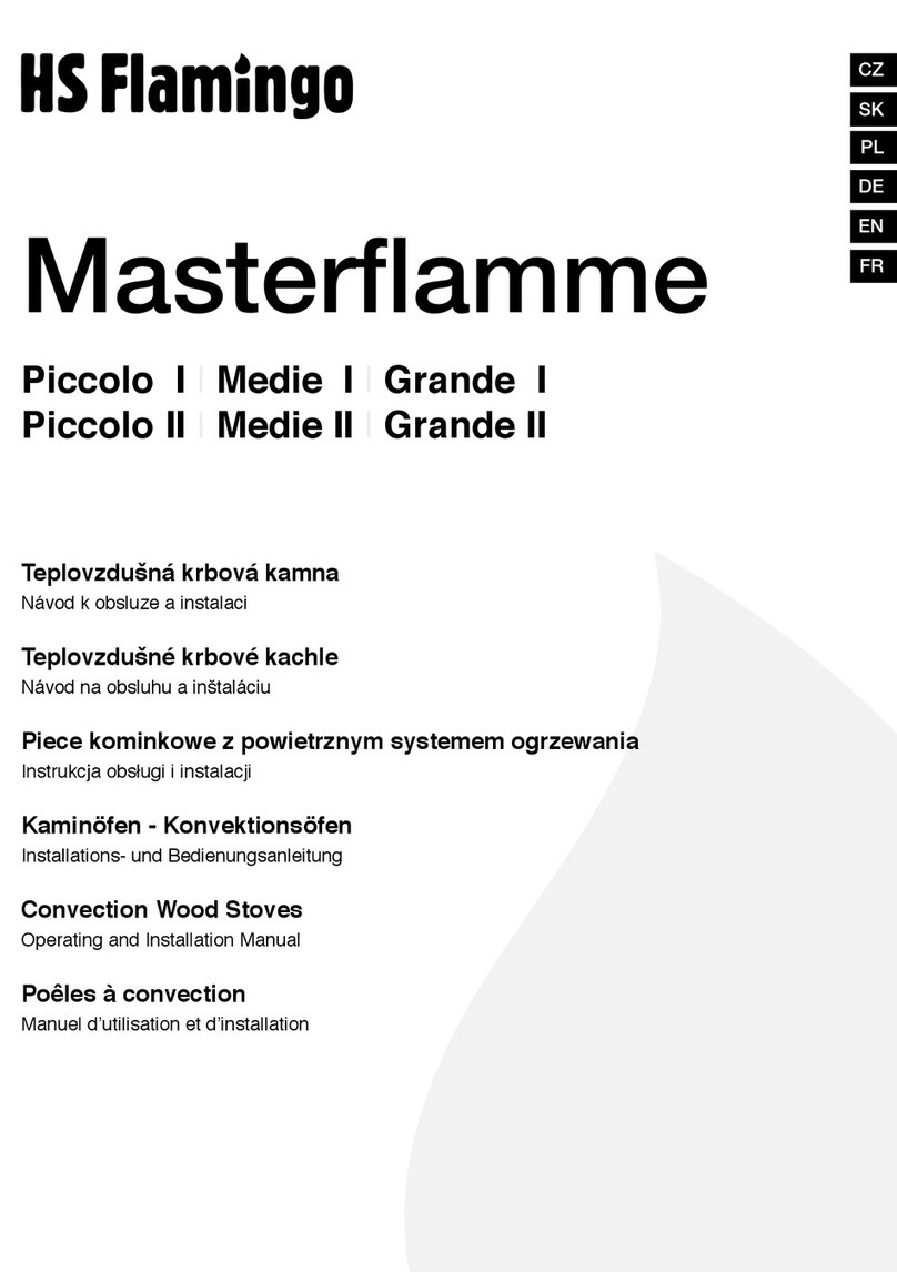 HS Flamingo Masterflamme Piccolo I OPERATING AND INSTALLATION Manual