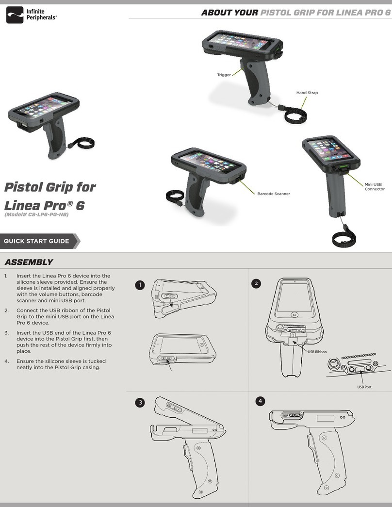 Infinite Peripherals LINEA PRO 6 quick start guide Infinite Peripherals LINEA PRO 6 quick start guide