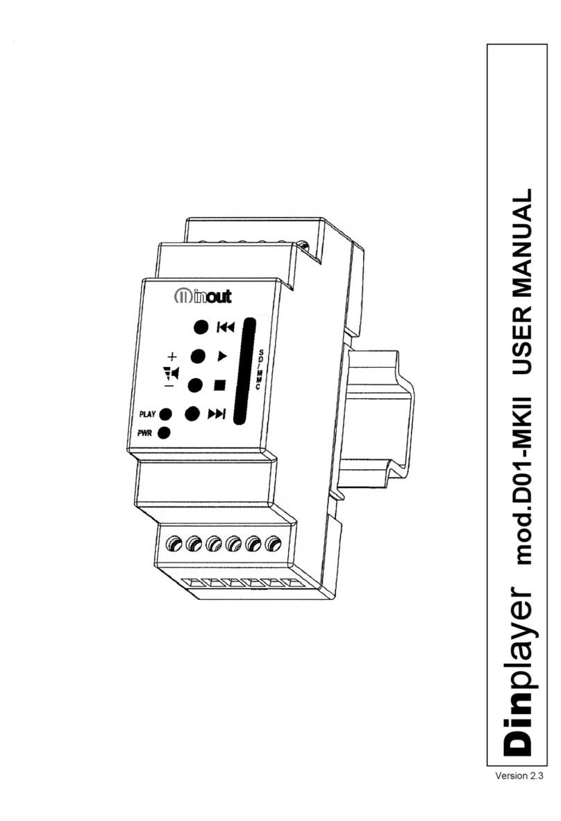inout Dinplayer D01-MKII user manual