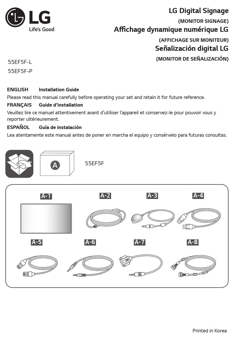 LG 55EF5F-L User manual