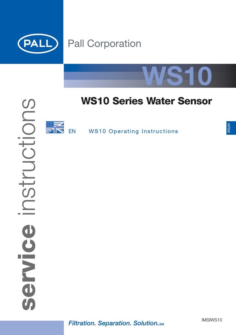 Pall WS10 Series operating instructions